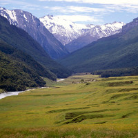 Cattle Flats, Dart River, New Zealand